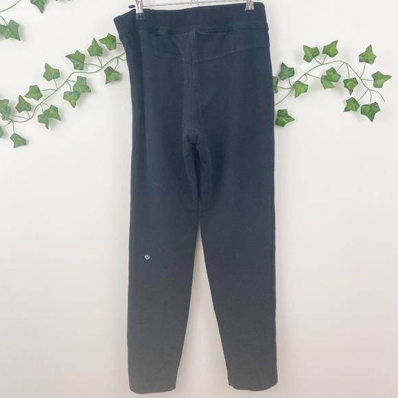 lululemon athletica Pants - Lululemon black side zipper waist jogger pants 4